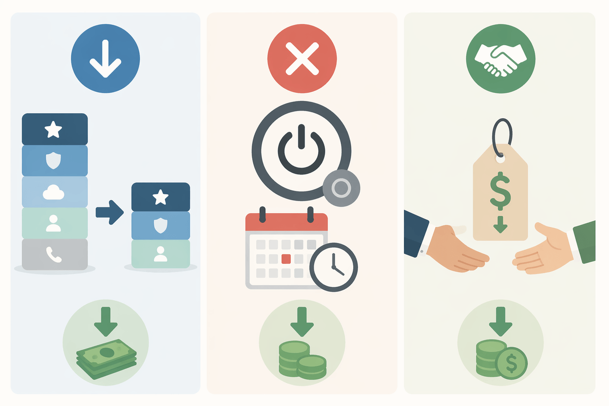 Pick your money-saving path: downgrade, cancel, or bargain
