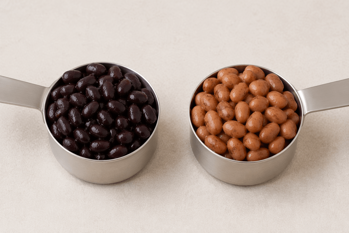 Protein comparison in real serving sizes
